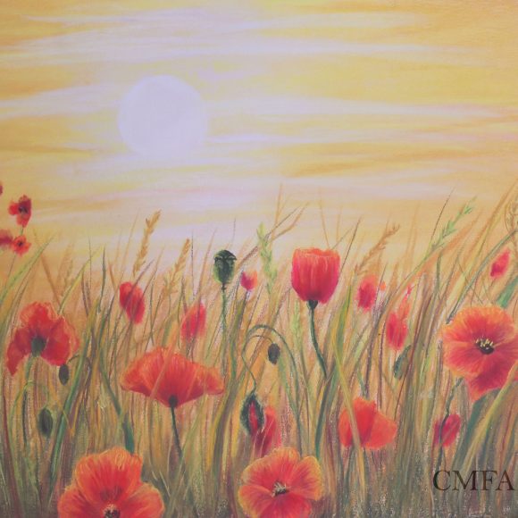 Tuscan Sunset on Poppies