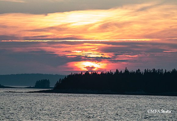 Sunset in Maine